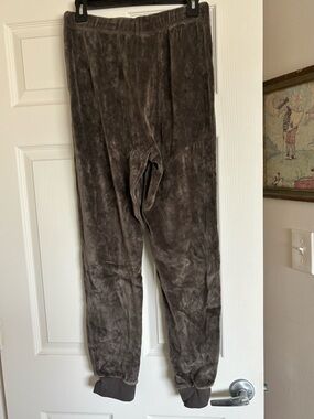 Essentials Plush Jogger Pants - Dark Brown